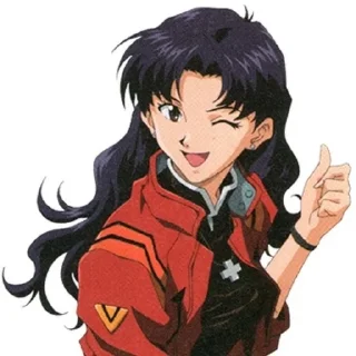 👍 emoji мисато от @griifithh Telegram sticker 10 of 66
