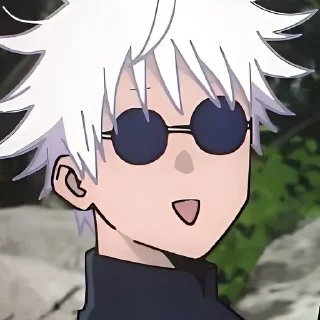 🦢 emoji Сатору. Telegram sticker 22 of 50