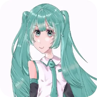 🤨 emoji Miku Telegram sticker 6 of 30