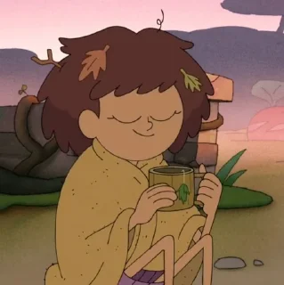 Sticker from amphibia