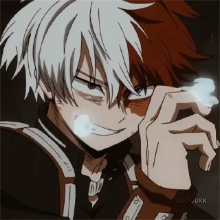 ☯️ emoji | [Todoroki Shouto] | Telegram sticker 16 of 20