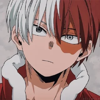 ☯️ emoji | [Todoroki Shouto] | Telegram sticker 7 of 20
