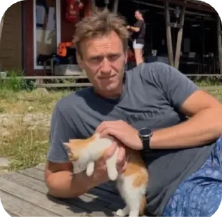 🐈 emoji Навальный @david_muur2006 Telegram sticker 8 of 10