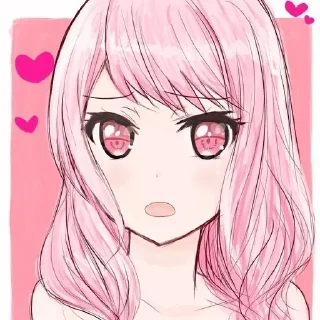 ❤️ emoji БОЛЬШЕ ⇨ @CLOOBHUB АНИМЕ ТЕЛЕГРАМ СТИКЕРЫ ТГ ANIME Telegram sticker 12 of 53