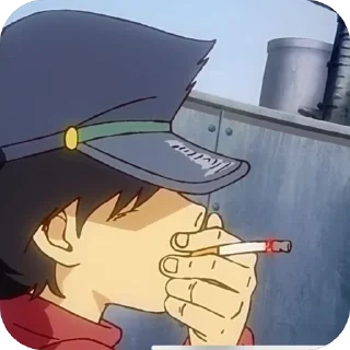 🚬 emoji Lupin the Third @stickrubot Telegram sticker 20 of 120