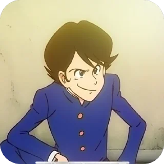 😎 emoji Lupin the Third @stickrubot Telegram sticker 6 of 120