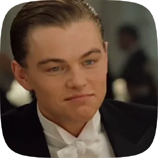🫀 emoji Leonardo DiCaprio. От bloodmoon💫 Telegram sticker 18 of 21