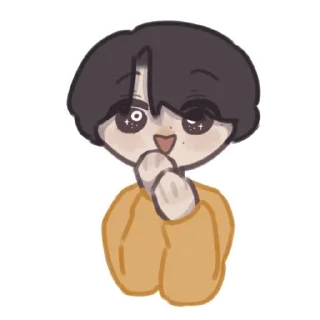 🌟 emoji txt chibis Telegram sticker 21 of 25