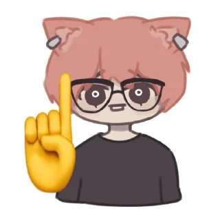 🌟 emoji txt chibis Telegram sticker 18 of 25