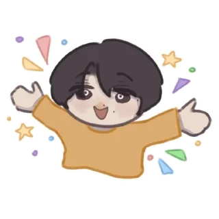 🌟 emoji txt chibis Telegram sticker 23 of 25