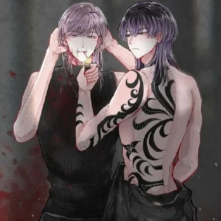 ❤️‍🔥 emoji Sanzu&Rindo//AxN Telegram sticker 22 of 120