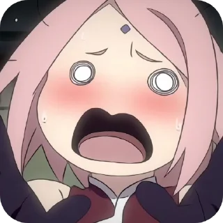 🤭 emoji Сакура Telegram sticker 12 of 44