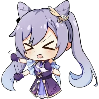 👊 emoji Кэ Цин Telegram sticker 17 of 90