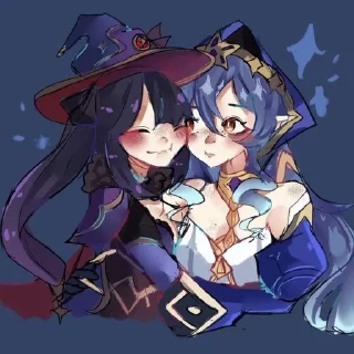 😶 emoji Layla Genshin Telegram sticker 8 of 24