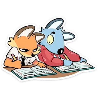 😬 emoji Рон и Рэй (@TgSticker) Telegram sticker 23 of 49