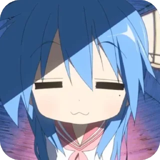 Sticker from lucky star
