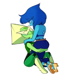 😋 emoji - Lapis x Peridot - Telegram sticker 14 of 37