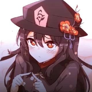 😅 emoji Genshin Impact all my stickers Telegram sticker 6 of 75