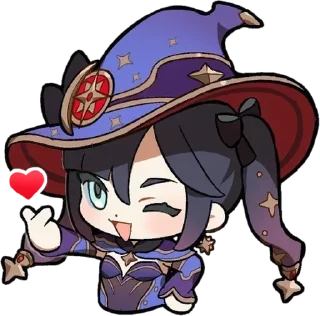❤️ emoji Genshin Impact all my stickers Telegram sticker 24 of 75