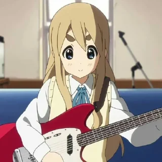 🎸 emoji Mugi Kotobuki @kiwiys Telegram sticker 7 of 100