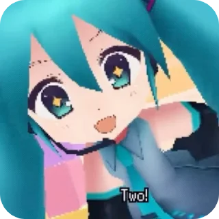 🥬 emoji ⊹.˙:Hatsune Miku Telegram sticker 20 of 40