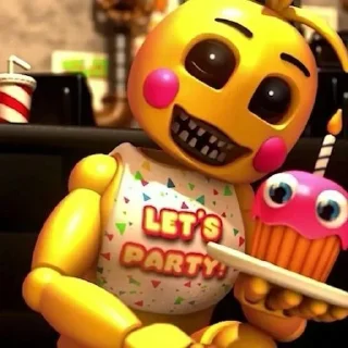 🌟 emoji БОЛЬШЕ ⇨ @CLOOBHUB ТОЙ ЧИКА ФНАФ TOY CHICA FNAF Telegram sticker 20 of 40