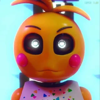 🌟 emoji БОЛЬШЕ ⇨ @CLOOBHUB ТОЙ ЧИКА ФНАФ TOY CHICA FNAF Telegram sticker 13 of 40