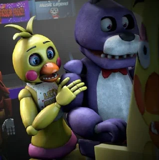 🌟 emoji БОЛЬШЕ ⇨ @CLOOBHUB ТОЙ ЧИКА ФНАФ TOY CHICA FNAF Telegram sticker 14 of 40