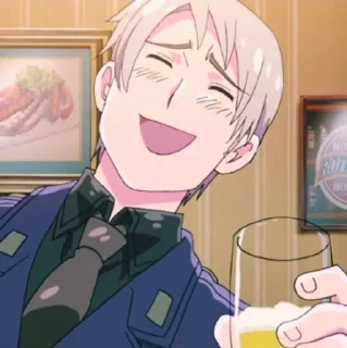 🐤 emoji [ Hetalia | Prussia ] @aphstickers Telegram sticker 10 of 68
