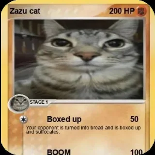 Sticker from Zazu cat by botik7777
