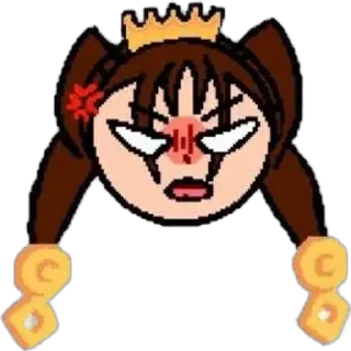 🤬 emoji Мирайка (๑>◡<๑) Telegram sticker 17 of 25