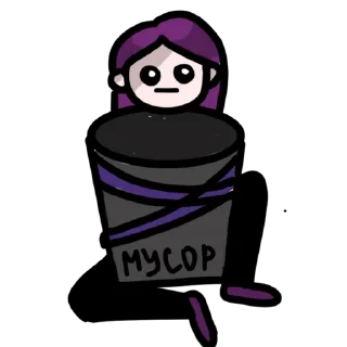 🗑️ emoji алекс мсрр Telegram sticker 8 of 16
