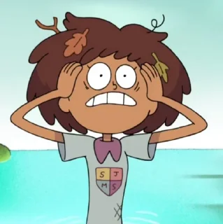 Sticker from amphibia