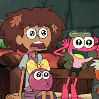 😯 emoji amphibia Telegram sticker 15 of 115