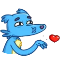Sticker from Earl the Wolf
