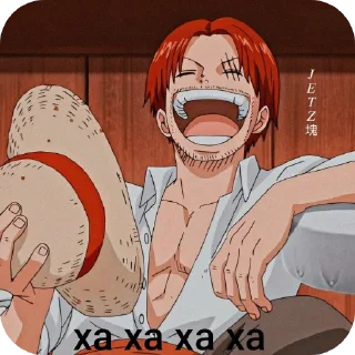 🤣 emoji ВАН ПИС Telegram sticker 15 of 16