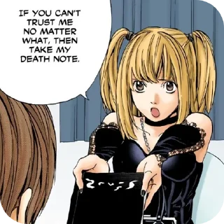 Sticker from death note.@SelfDestructPunk