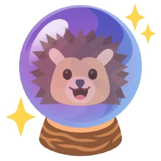 🔮 emoji Hedgehog emoji Telegram sticker 17 of 60