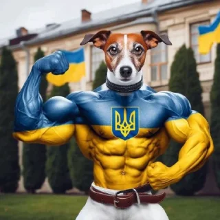 🇺🇦 emoji 🇺🇦 Пес Патроніщє Telegram sticker 8 of 22