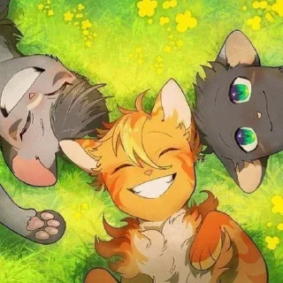 🌟 emoji Коты-воители топ Telegram sticker 7 of 14