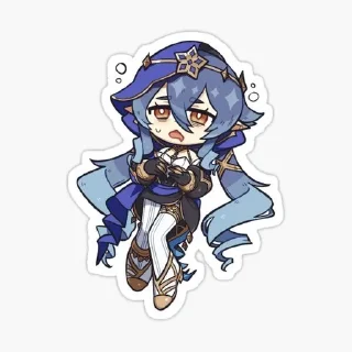 💙 emoji Layla Genshin Impact (⁠*⁠´⁠ω⁠｀⁠*⁠) Telegram sticker 5 of 76