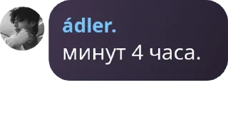 Sticker from adlerские @qq944