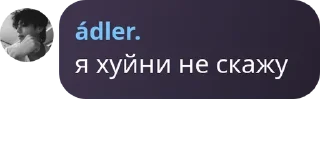 Sticker from adlerские @qq944