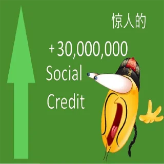 Sticker from social credit