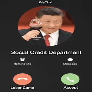 🇨🇳 emoji Social credit Telegram sticker 9 of 14