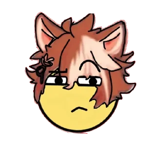 Sticker from Gorou epic face. By @HLEBUSHEK
