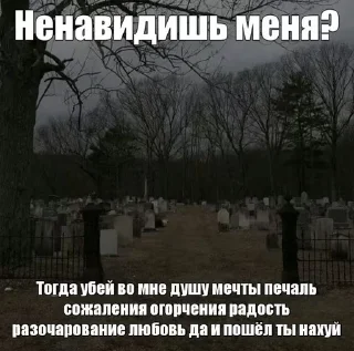 🌹 emoji 🌹Депрессивные мемы/суицидальны Telegram sticker 12 of 70
