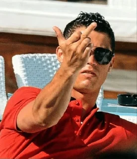 🌟 emoji Ronaldo lover Telegram sticker 10 of 31
