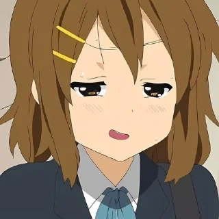 🌟 emoji Yui Hirasawa Telegram sticker 15 of 120
