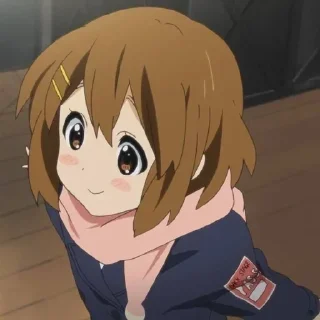 😊 emoji Yui Hirasawa Telegram sticker 13 of 70